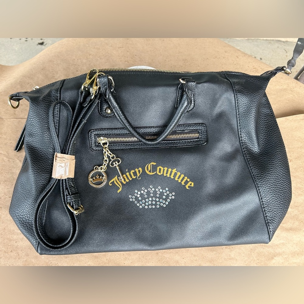 Juicy Couture black shoulder bag